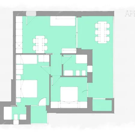 Bright With Terrace Apartman